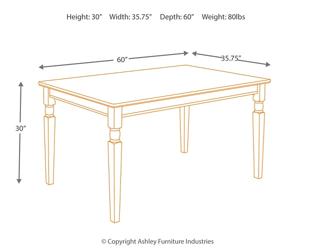 Owingsville Rectangular Dining Room Table