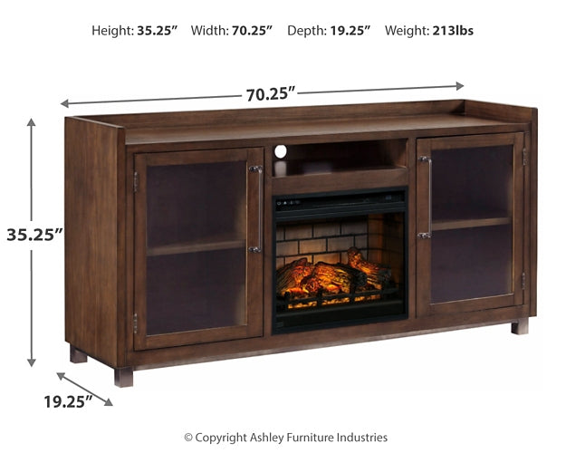 Starmore 70" TV Stand with Electric Fireplace