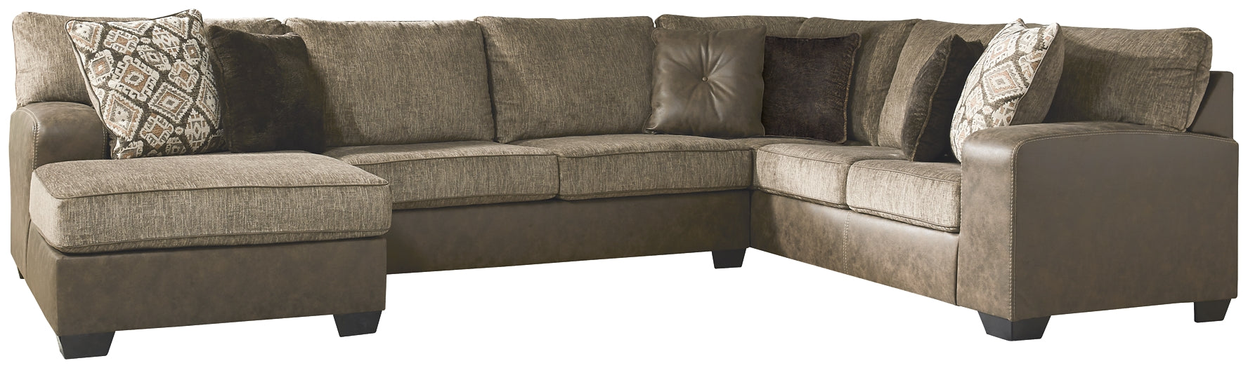 Abalone 3-Piece Sectional with Chaise