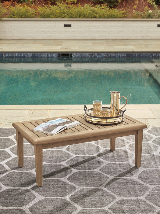 Gerianne Outdoor Coffee Table with 2 End Tables