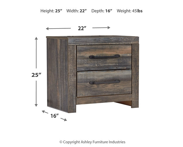 Drystan King Bookcase Bed with 4 Storage Drawers with Mirrored Dresser, Chest and 2 Nightstands