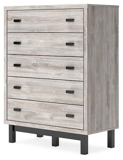 Vessalli Five Drawer Wide Chest