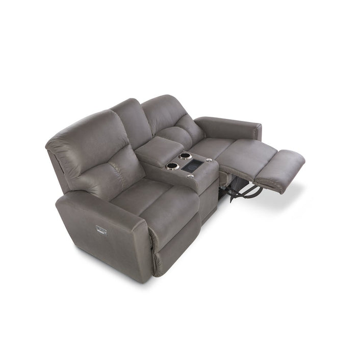 Hawthorn Power Reclining Loveseat w/ Headrest & Console