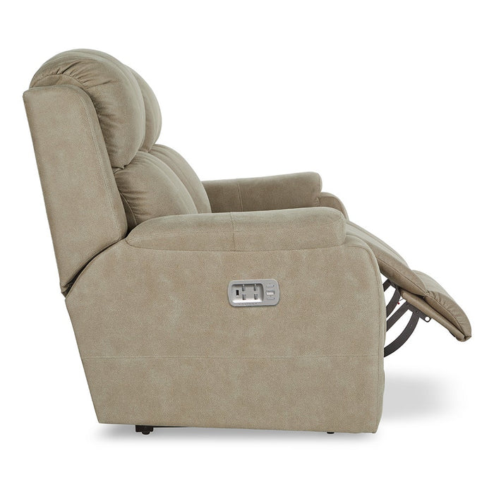 Dorian Power Reclining Loveseat w/ Headrest & Lumbar