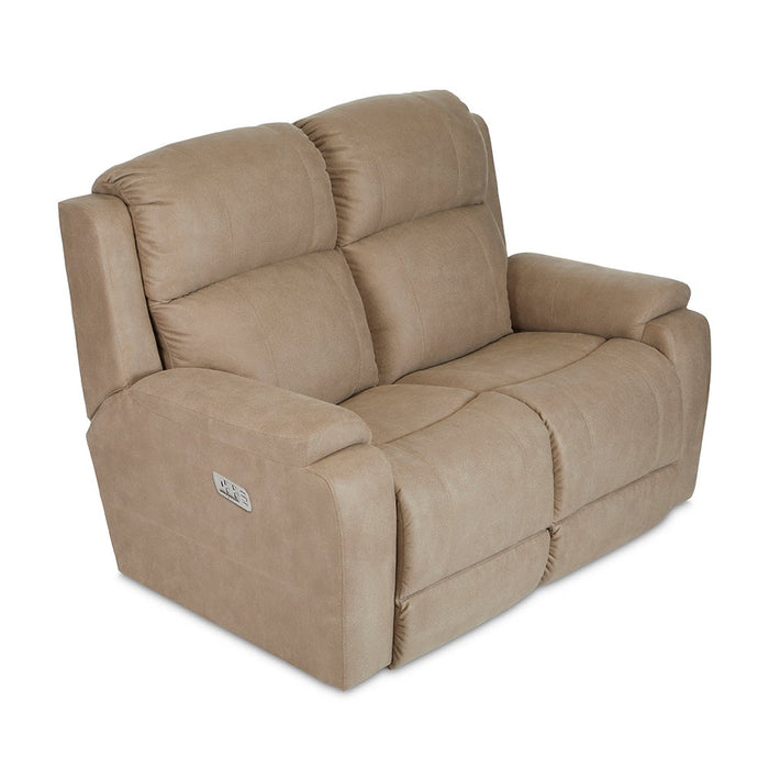 Dorian Power Reclining Loveseat w/ Headrest & Lumbar