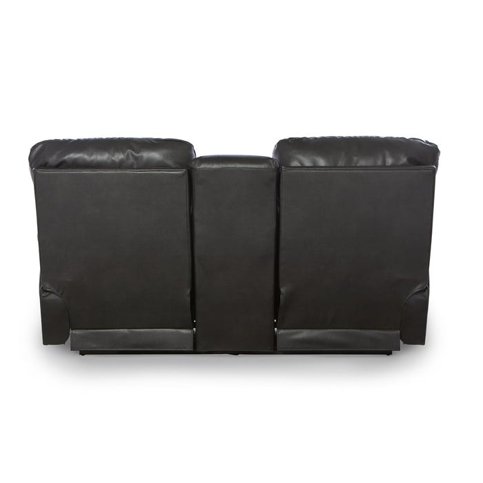 James Power Reclining Loveseat w/ Headrest, Lumbar & Console