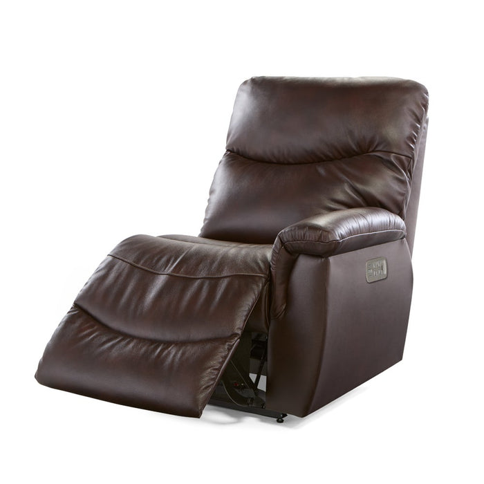 James Power Left-Arm Sitting Recliner w/ Headrest & Lumbar