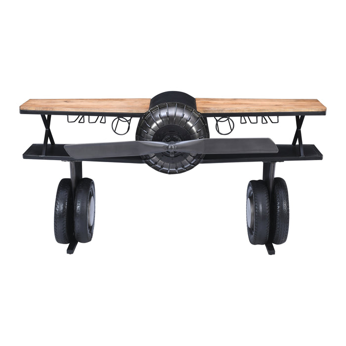 Maverick Vintage Bi-Plane Console Bar