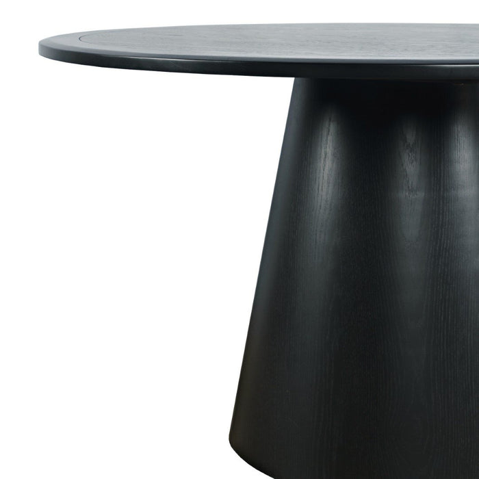 Nash 50" Round Dining Table Black