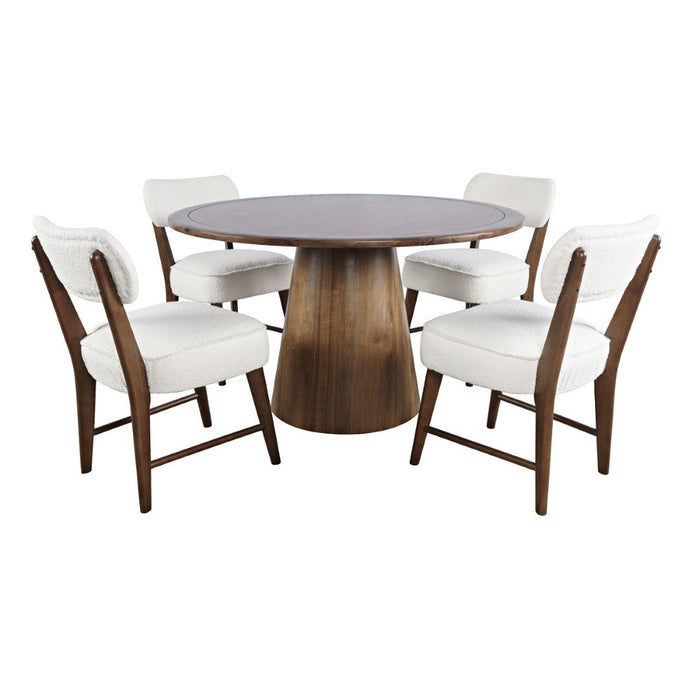 Nash Dining Table 50" Round Walnut