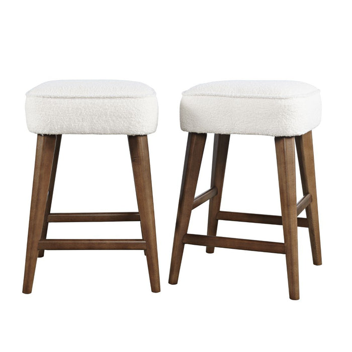 Wes Backless Stool Walnut 2 per carton