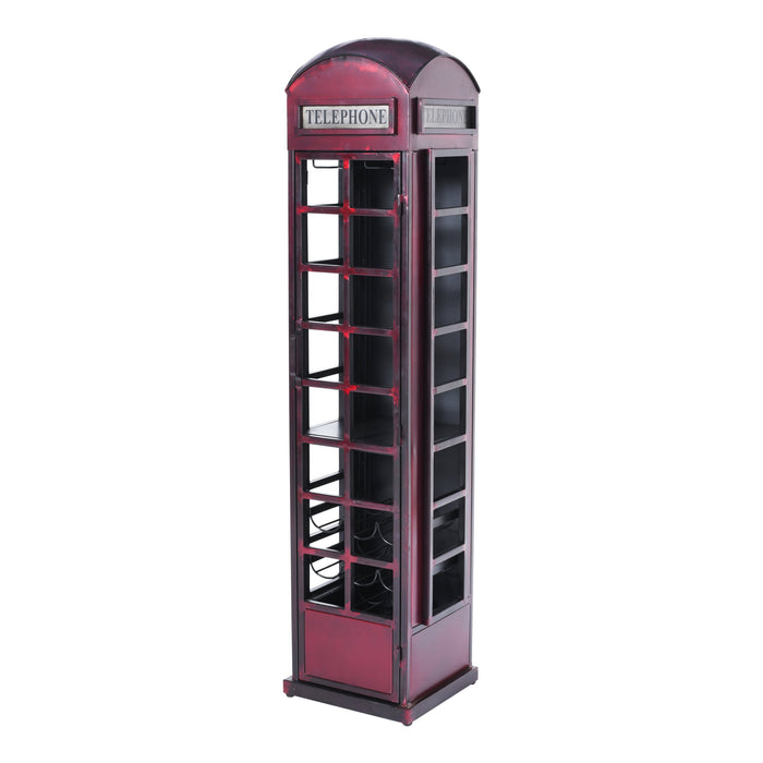 Telly Vintage Telephone Booth Bar