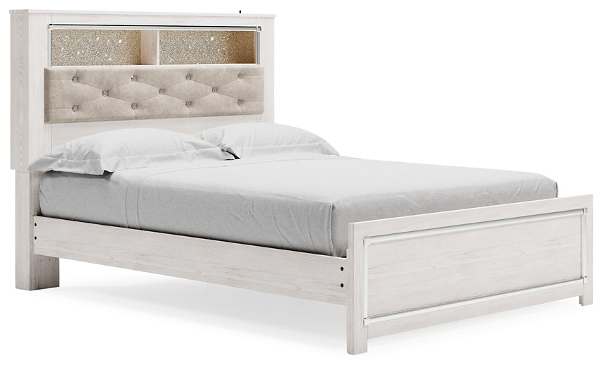 Altyra Queen Panel Bookcase Bed