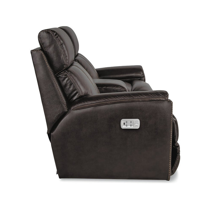 Talladega Power Reclining Loveseat w/ Headrest, Lumbar & Console