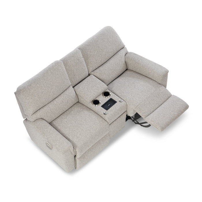 Ava Power Reclining Loveseat w/ Headrest & Console