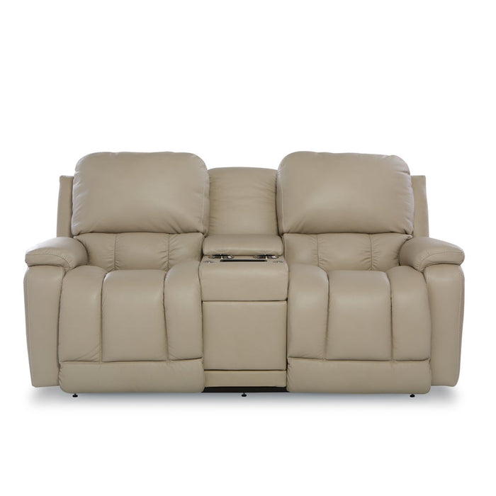 Greyson Power Reclining Loveseat w/ Headrest, Lumbar & Console