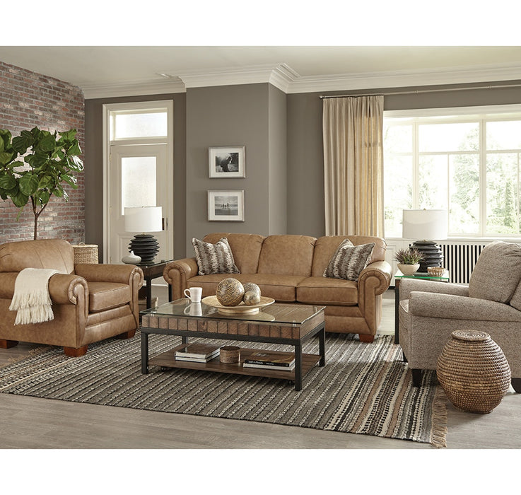 1435LR Monroe Leather Sofa