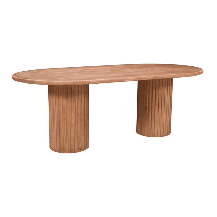 Breck 84" Double Pedestal Dining Table