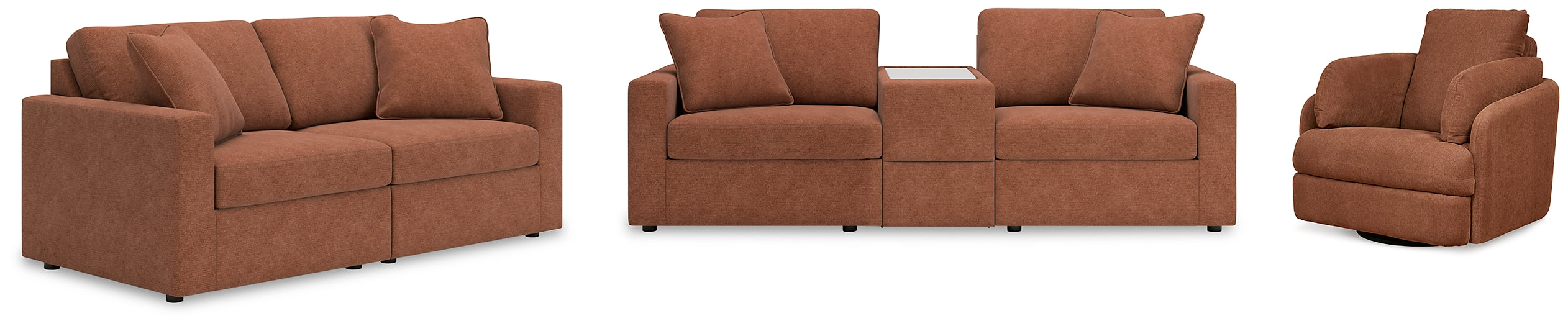 Modmax Sofa, Loveseat and Recliner