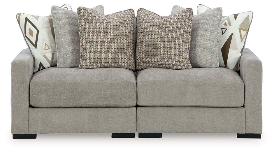 Aslan Court 2-Piece Loveseat Sectional