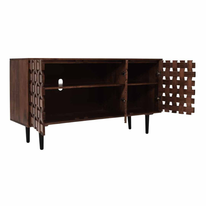 Trent Woven Front Accent Cabinet 60"