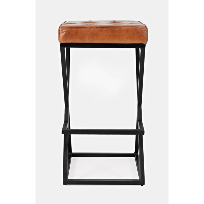 Brooks Leather Counter Stool