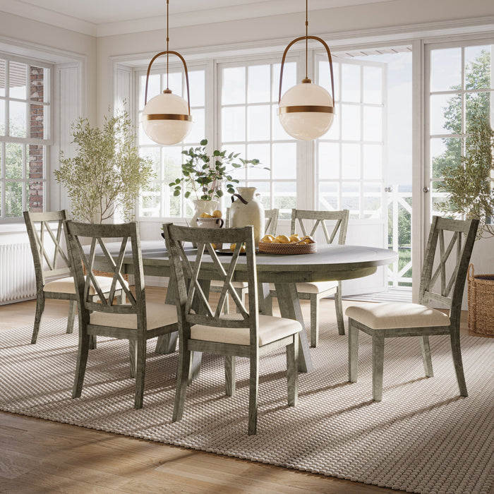 Telluride Round-to-Oval Extension Dining Table