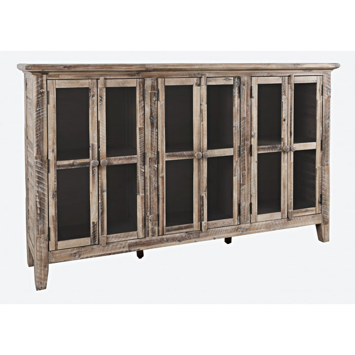 Rustic Shores 6 Door Accent Cabinet