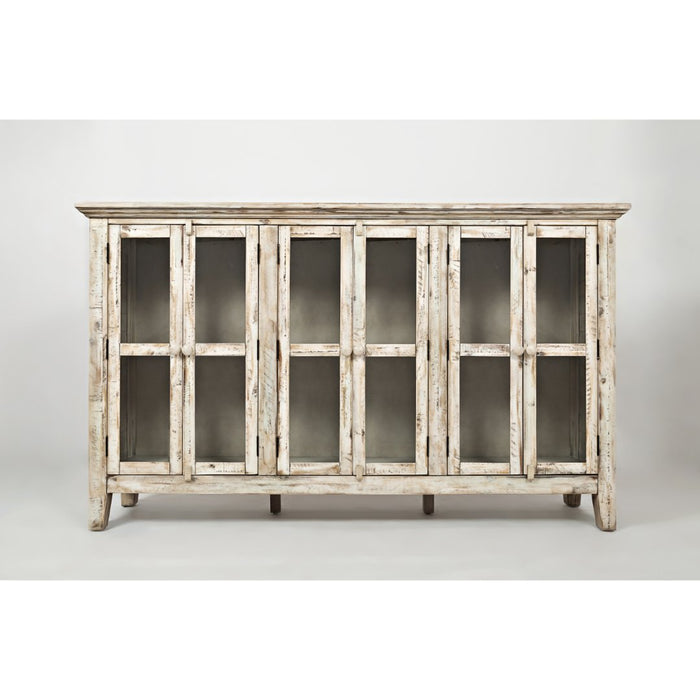 Rustic Shores 6 Door Accent Cabinet