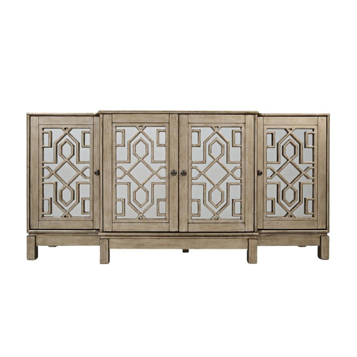 Casa Bella 3 Door Mirrored Cabinet