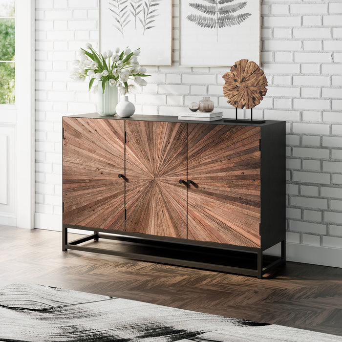 Astral Plains 3 Door Accent Cabinet