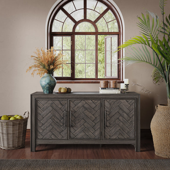 Gramercy 3 Door Accent Cabinet