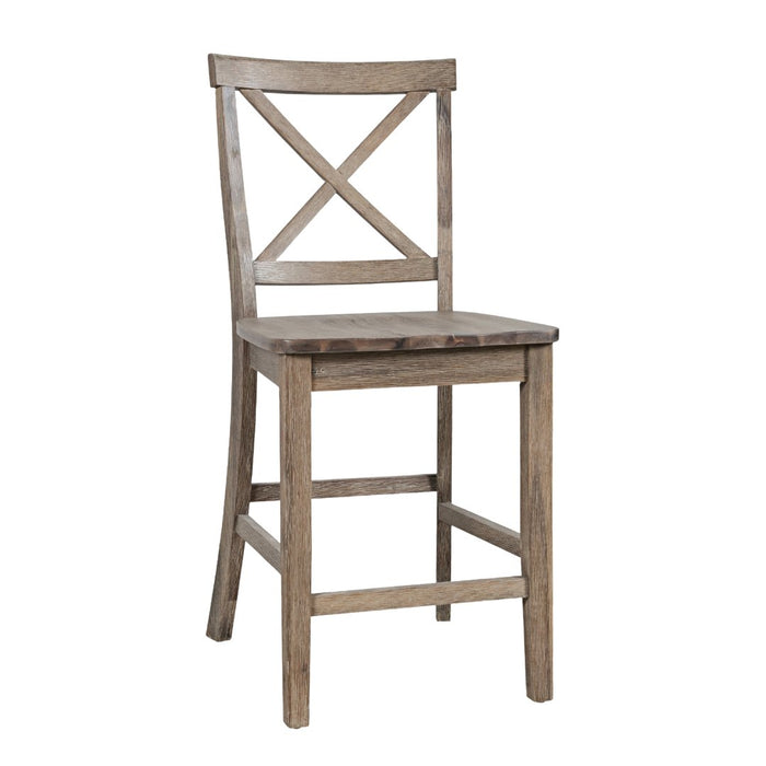 Eastern Tides X Back Counter Stool