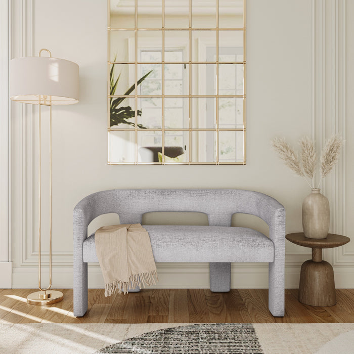 Gwen Open-Back Upholstered Bench