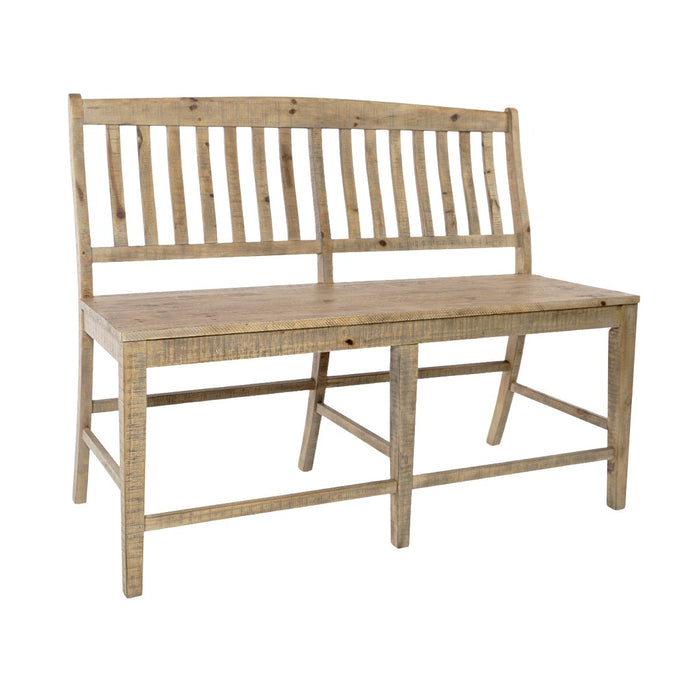 Carlyle Crossing Slatback Counter Bench