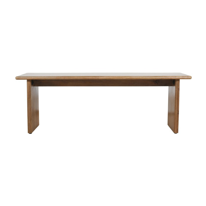 Burke Solid Wood Slab Bench