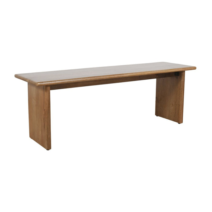 Burke Solid Wood Slab Bench