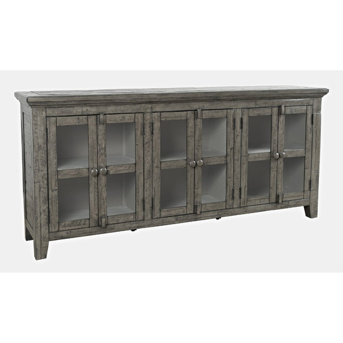 Rustic Shores 6 Door Low Accent Cabinet