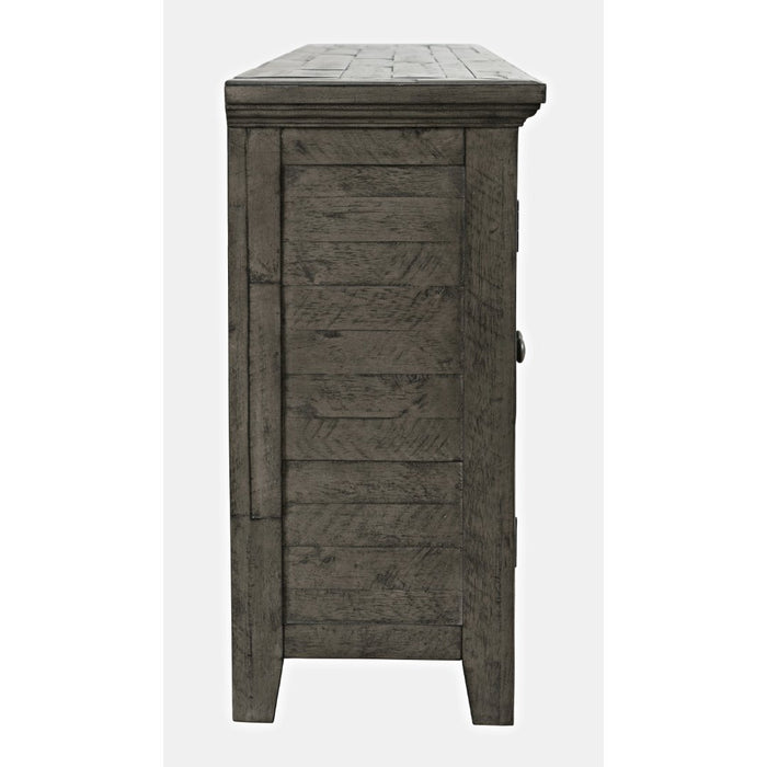 Rustic Shores 6 Door Low Accent Cabinet