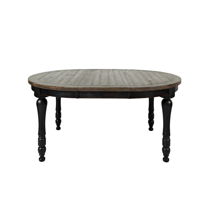 Madison County Round to Oval Dining Table