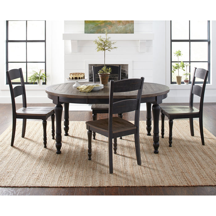 Madison County Round to Oval Dining Table