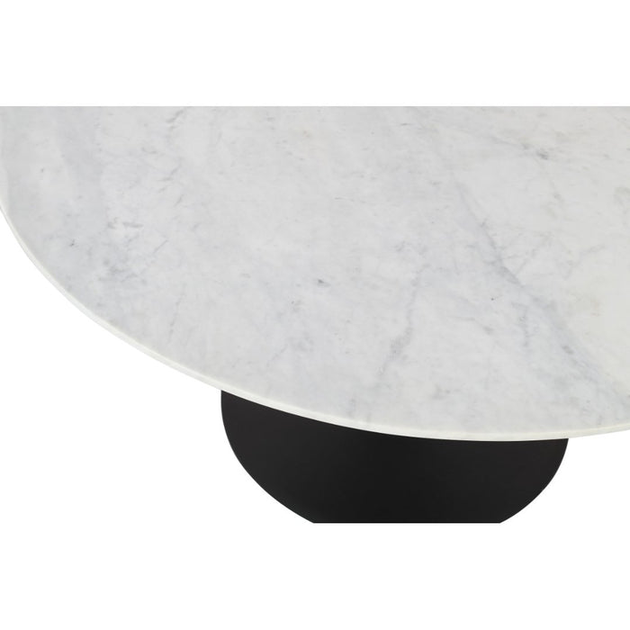 Rowan 54" Round Marble Pedestal Dining Table