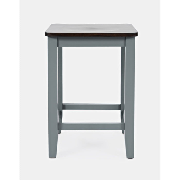 Asbury Park Backless Saddle Counter Stool