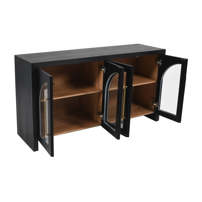 Archimedes 60" Console Ebony Black