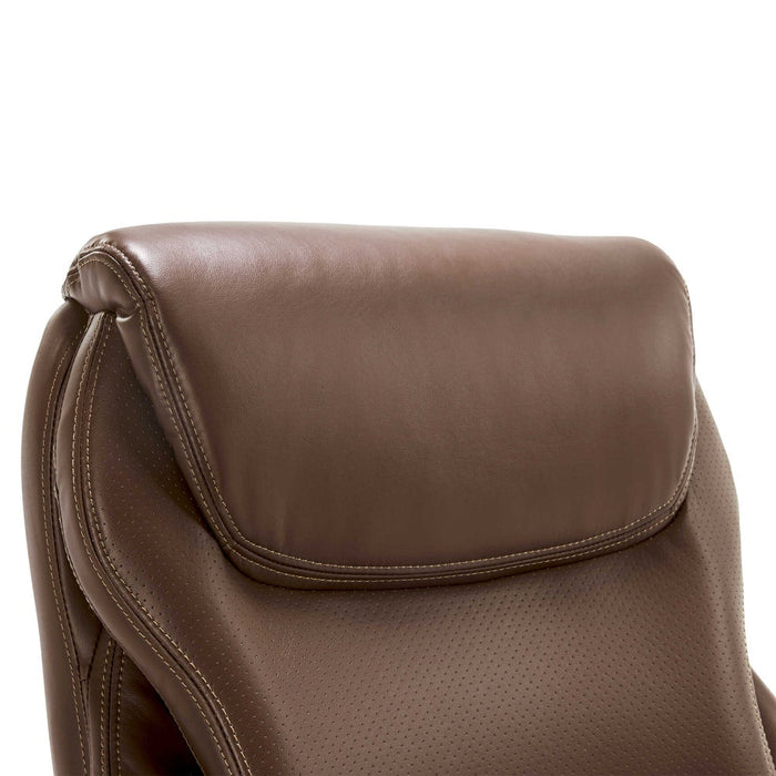 Hyland Executive Office Chair, Chestnut Brown