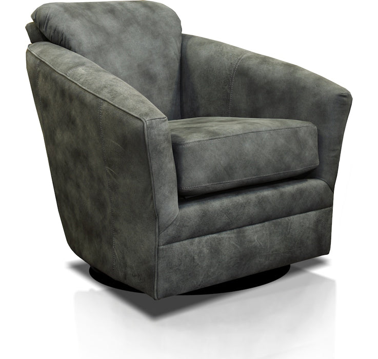 1L071AL Lyra Leather Swivel Glider